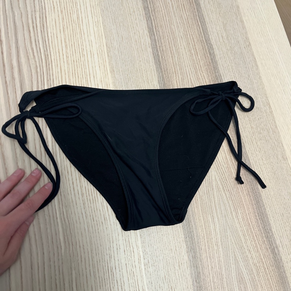 Black Bikini Bottoms - Size Small